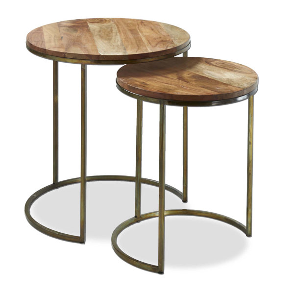 Dakota Fields Weston Nesting Side Table S/2 | Wayfair